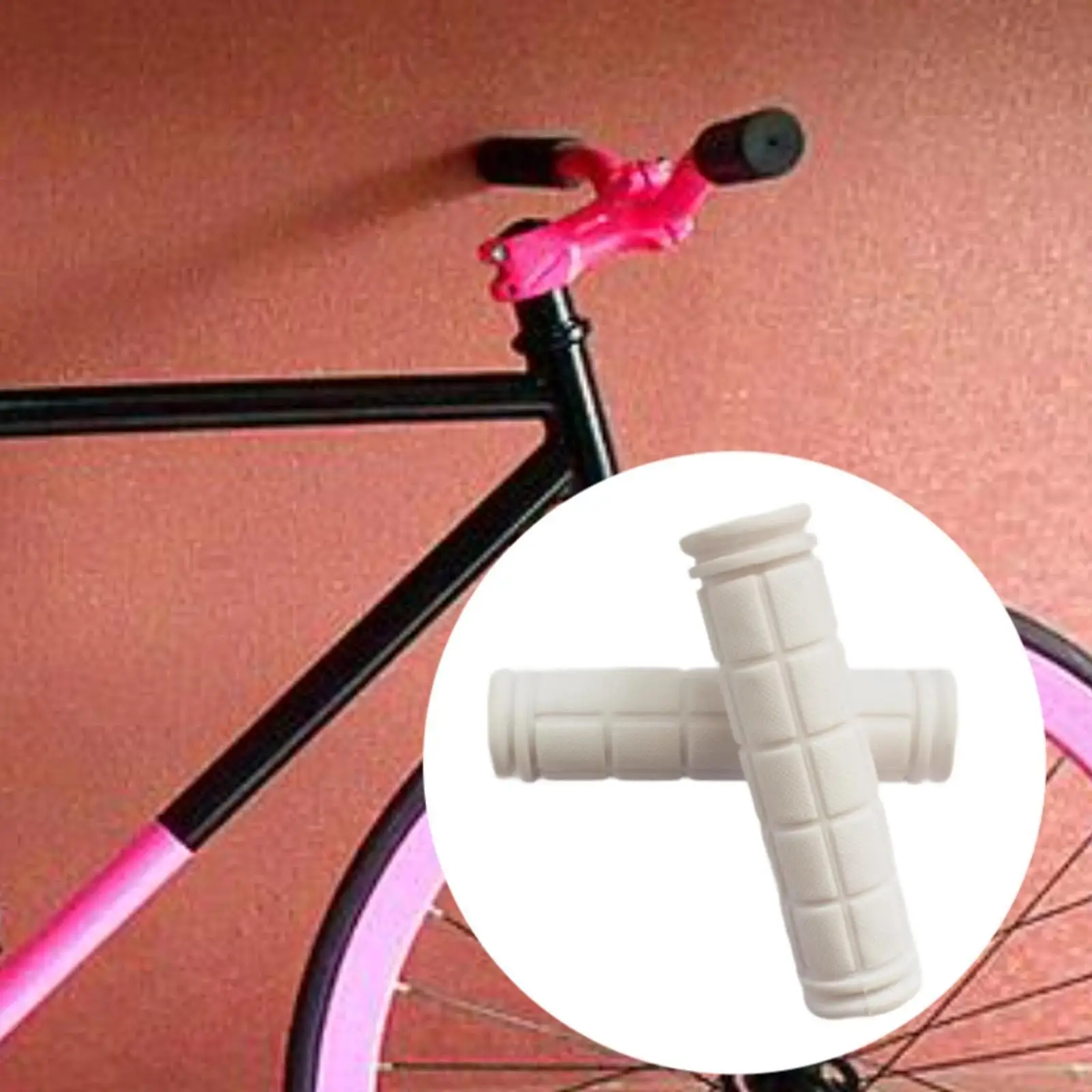 

2x Bike Handlebar Grips Bicycle Grips Non Slip Overgrip Replacement Bike Grips