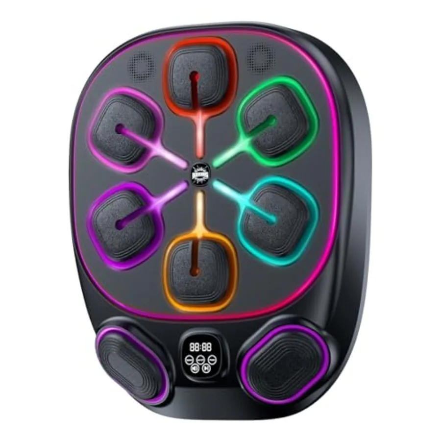 

Новый умный музыкальный боксерский тренажер 2025 года для взрослых, настенный, электронный, для домашних тренировок, с премиальными боксерскими перчатками