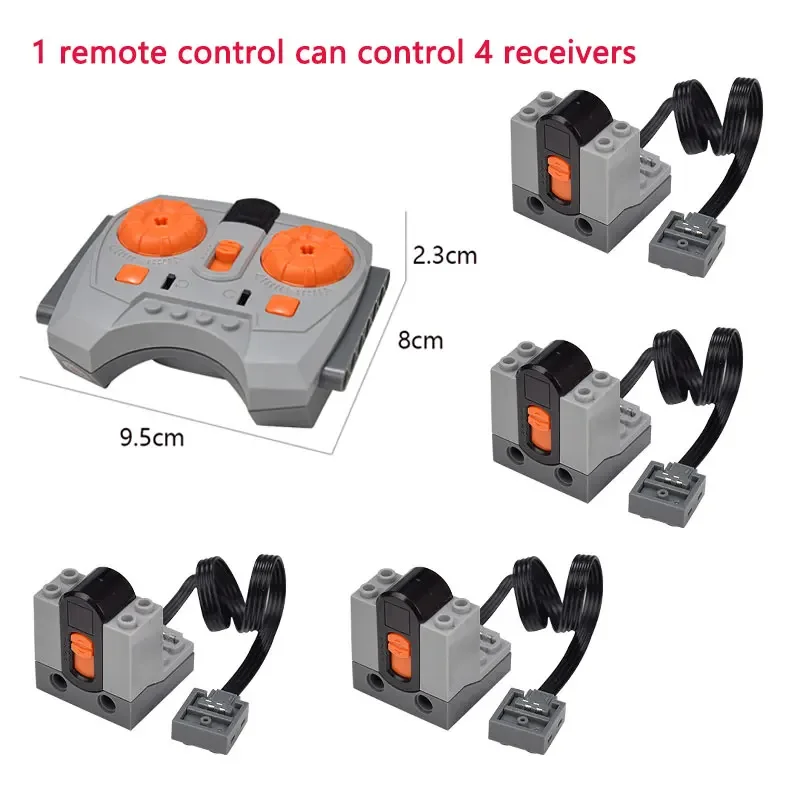 Building Block Parts Motor Lithium Battery Functions  Tool Servo Remote motor PF Model Sets Compatible lego  88004 8883 8881