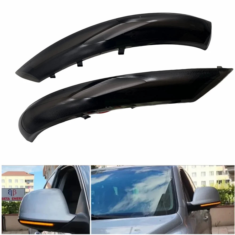 

Side Mirror Sequential LED Light 2pcs Car Mirror Indicator Light Dynamic Turn Signal Lamp For Volkswagen Touareg 2007-2010