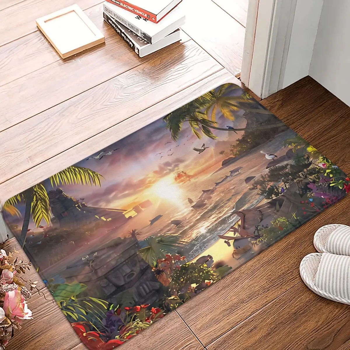 ARK Survival Evolved Game Bath Non-Slip Carpet Mystical Bay Living Room Mat Entrance Door Doormat Floor Decor Rug