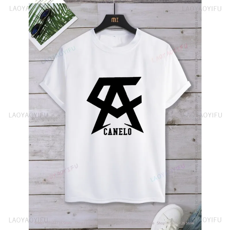 New Style  Classic Mexican Boxer Canelo Graphic Summer  Male T Shirts Short Sleeve O-neck Streetwear Comfortable