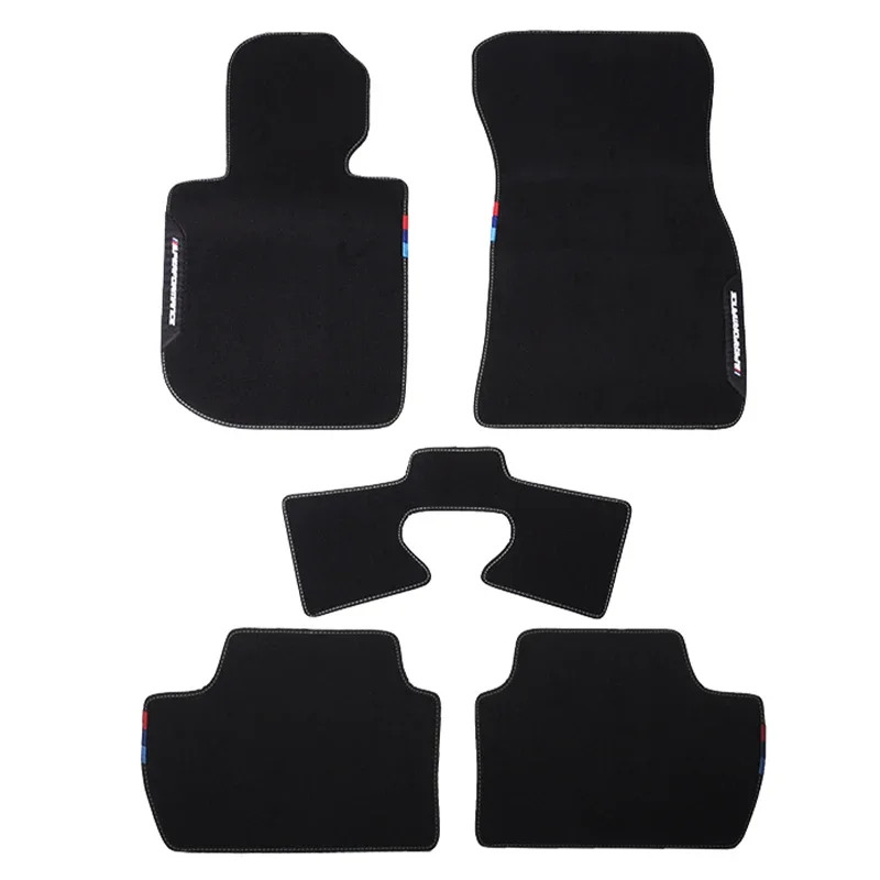 Hoge kwaliteit, passende pasvorm BMW12345678 e39 e36 e30 serie X1X2X3X4X5X6X7 G20G22G30G80G82 M Performance stijl fluwelen voetmatten