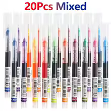 Collection de 20 Stylos Gel Multicolores Premium