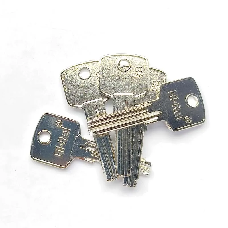 5-100 Pcs Hi-Rel CI-26 AB74 Silca AB48 1749 AU57L ABU74 Dimpled Keys Door Key Blanks Embryo Copper for Security House Home