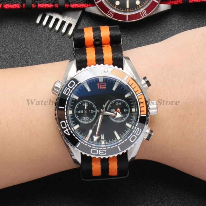 Nylon Watch Strap 20mm 22mm Premium Soft Watch Band Men Women Universal Sports For Omega 007 Replacement Black Ring Buckle Bands - Image 5