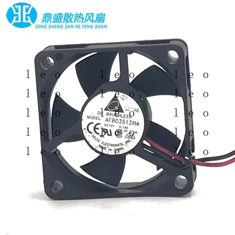 BB  for Delta AFB03512HA 3510 12V 0.14A 3.5CM 2-Wire Dual Ball Cooling Fan