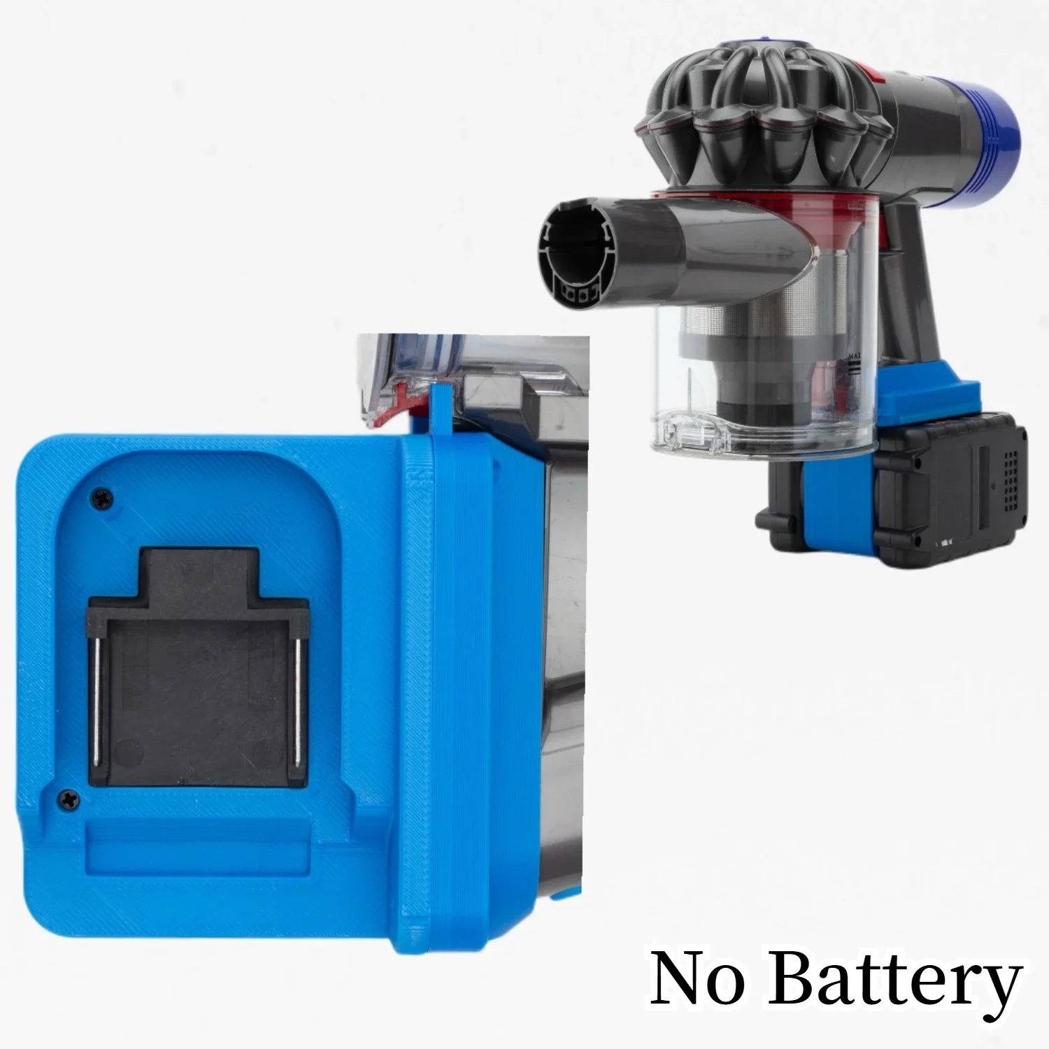 Adapt To Makita 18V Battery Series Conversion To Dyson V7 V8 Battery Vacuum Cleaner Battery Conversion Head Adapter(No battery)