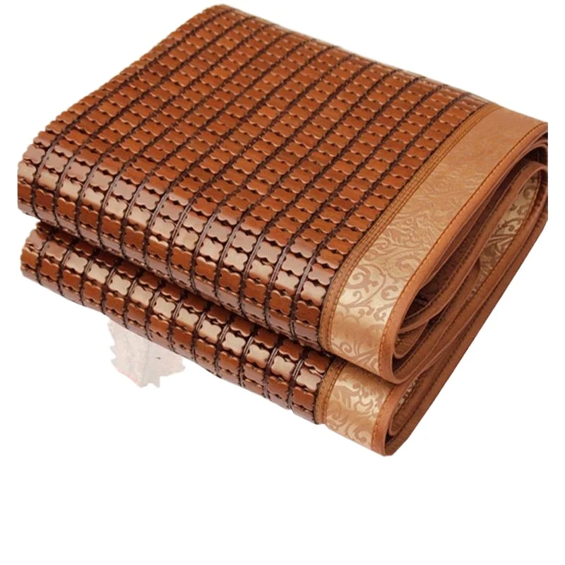 Summer cool mat 1.5m1.8m 0.8m Bamboo Folding student dormitory home single double bed carpet rugs