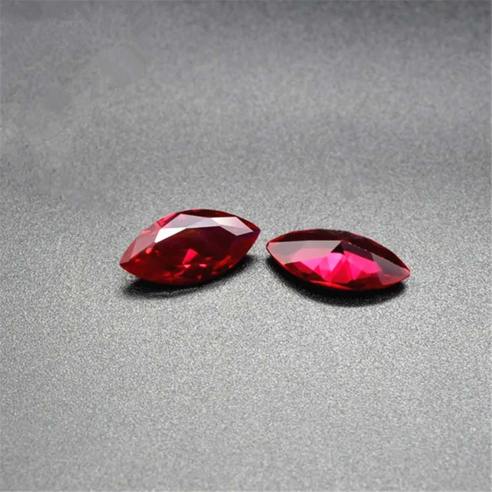 Ruby Marquise Cut Gemstone Faceted Ruby Gem Multiple Sizes to Choose