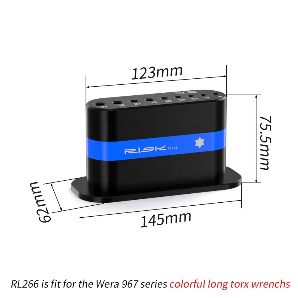 

Держатель для гаечных ключей с 3D-печатью, многофункциональная универсальная настольная стойка для хранения, противоскользящая основа, шестигранный чехол для ключей Torx для Wera 950/967