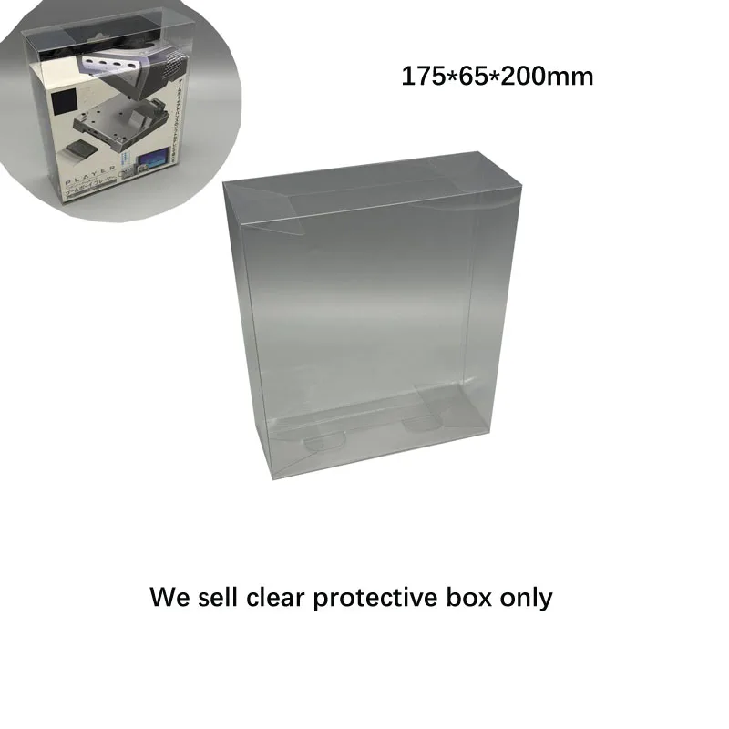 Transparent Clear box for NGC Stand for Game Boy Player JP Version Collection Cover Storage Case Protective Display Box