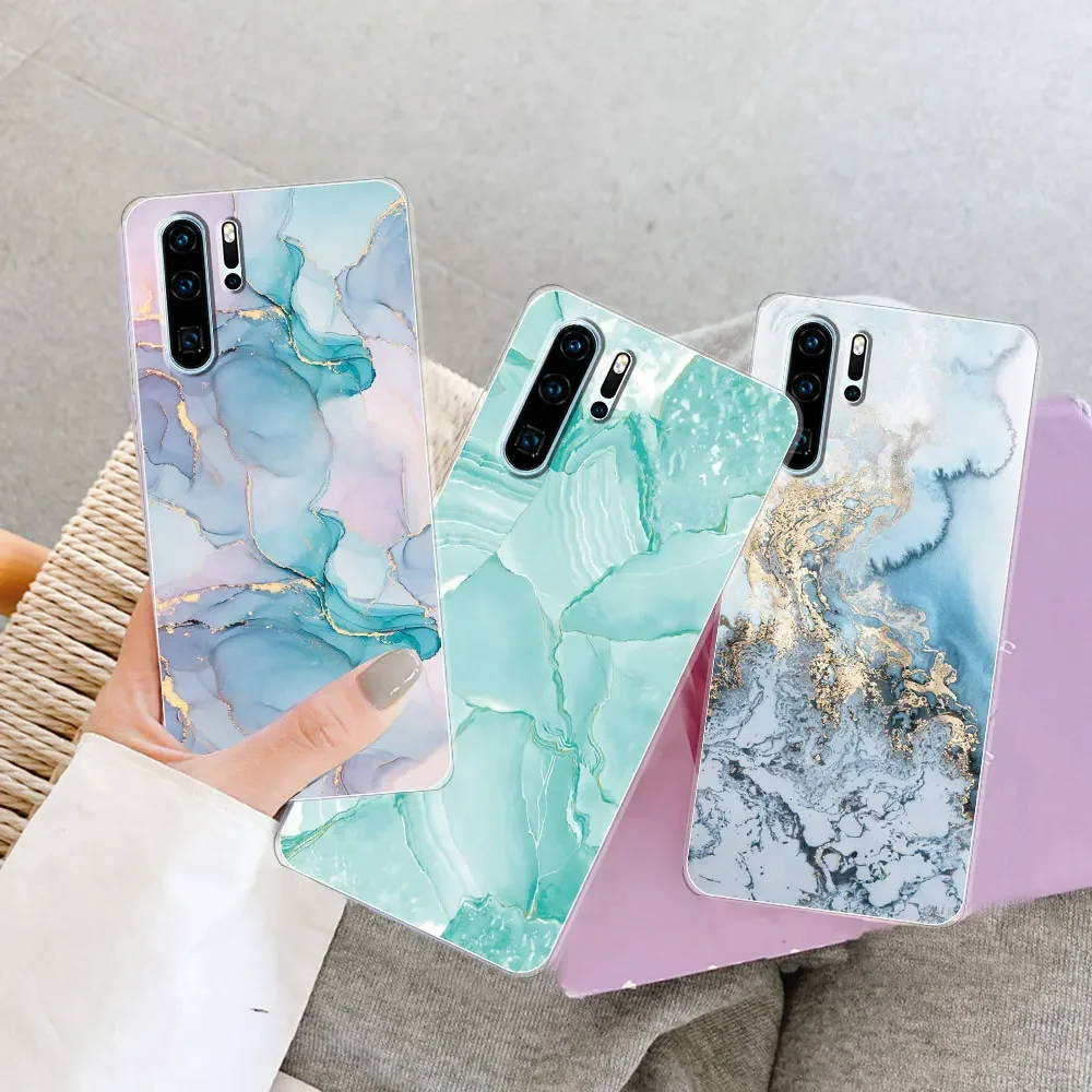 Case For Huawei P30 Lite Cover P30 Lite Clear Cute Soft Silicone Phone Back Fundas For Huawei P30 Case Bumper For Huawei P30 Pro