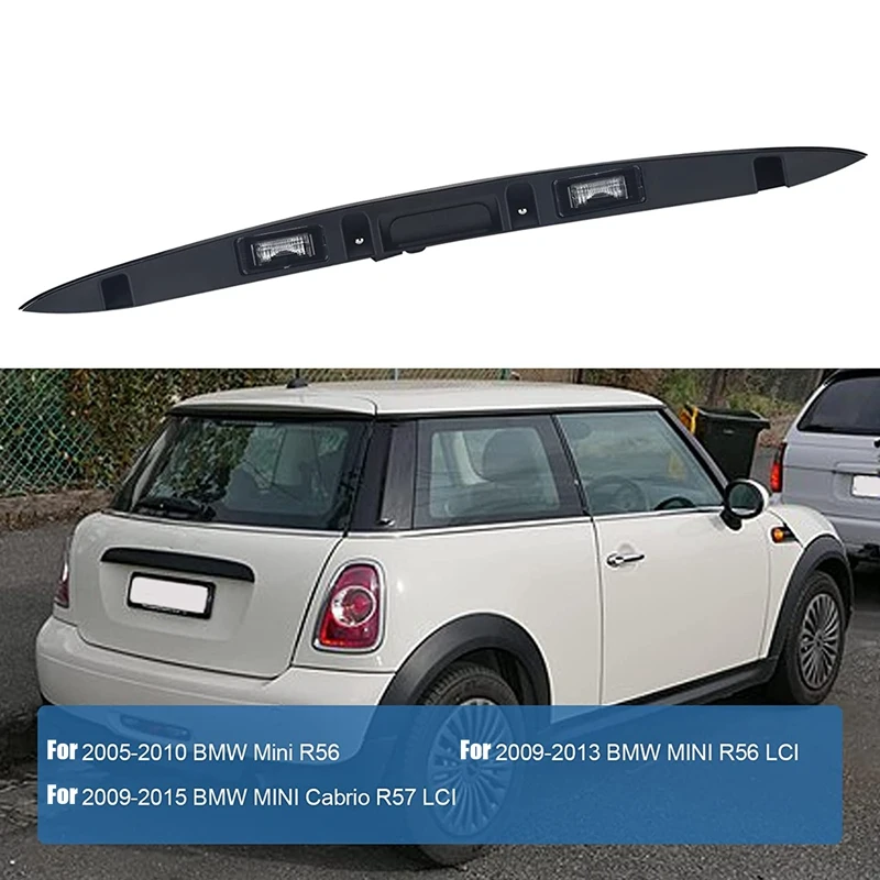 51132753602 Car Tailgate Hatch Trunk Handle Replacement for Mini Cooper R55 R56 R57 R58 R59 2007-2014