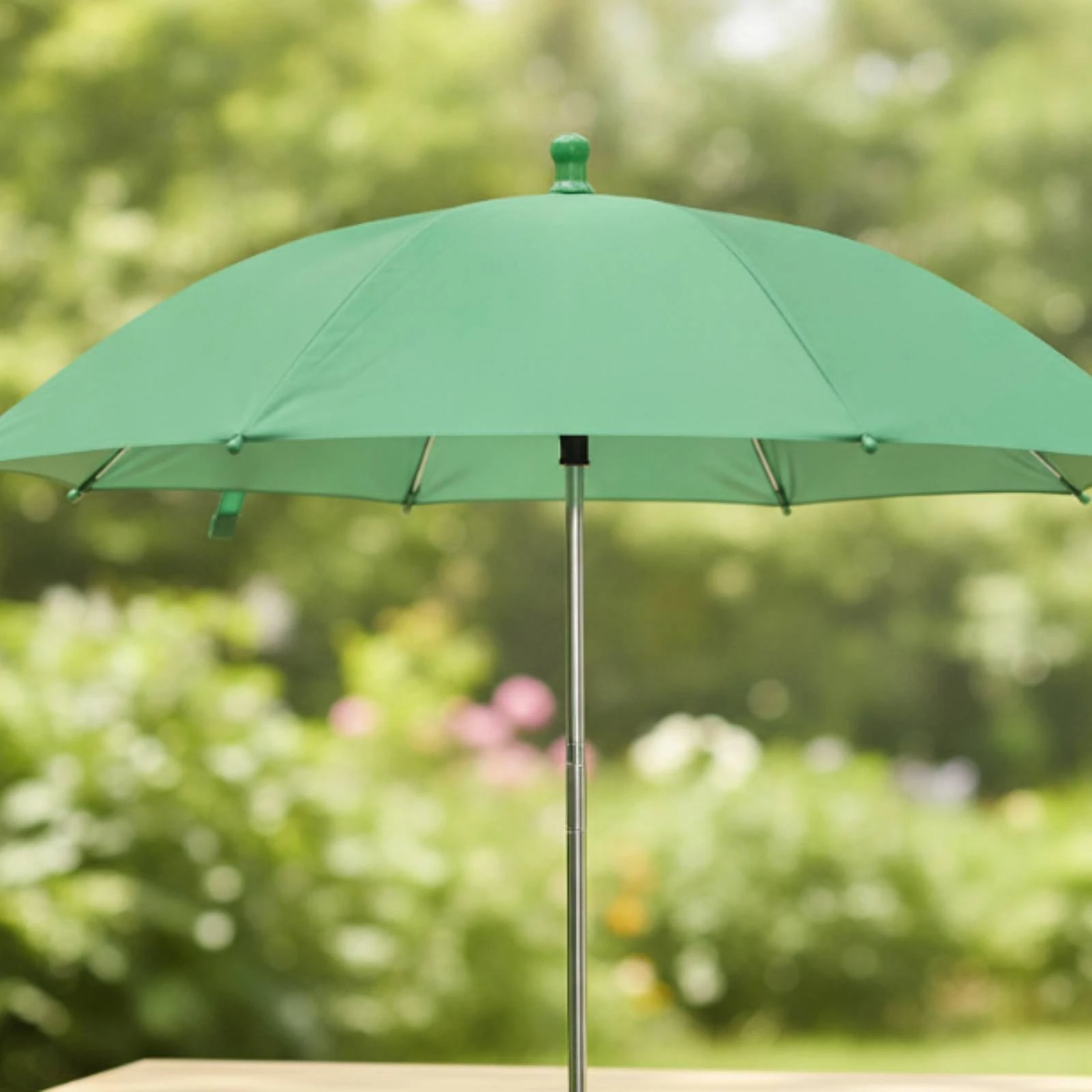 Clamp-on Umbrella Compact Umbrella with Clamp Clamp-on Sunshade Handsunrestricted for Streamers, Outdoor, Live Broadcasting