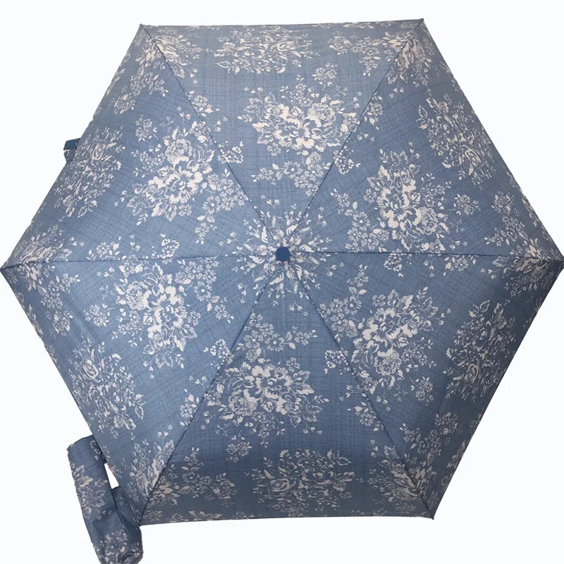 97cm Fashion Printed Women's Folding Sunscreen and UV Protection Sun Umbrella Dual Use for Rain and sun Ultra Light Windproof