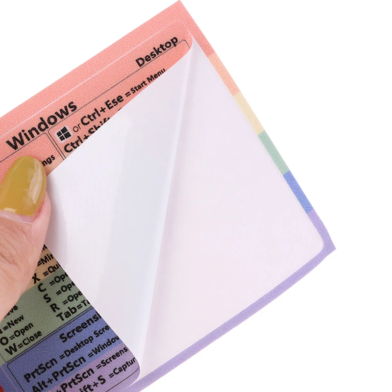 1PC Word/Excel (for Windows)/Adobe Photoshop Reference Keyboard Shortcut Sticker Adhesive for PC Laptop Desktop Office Stickers