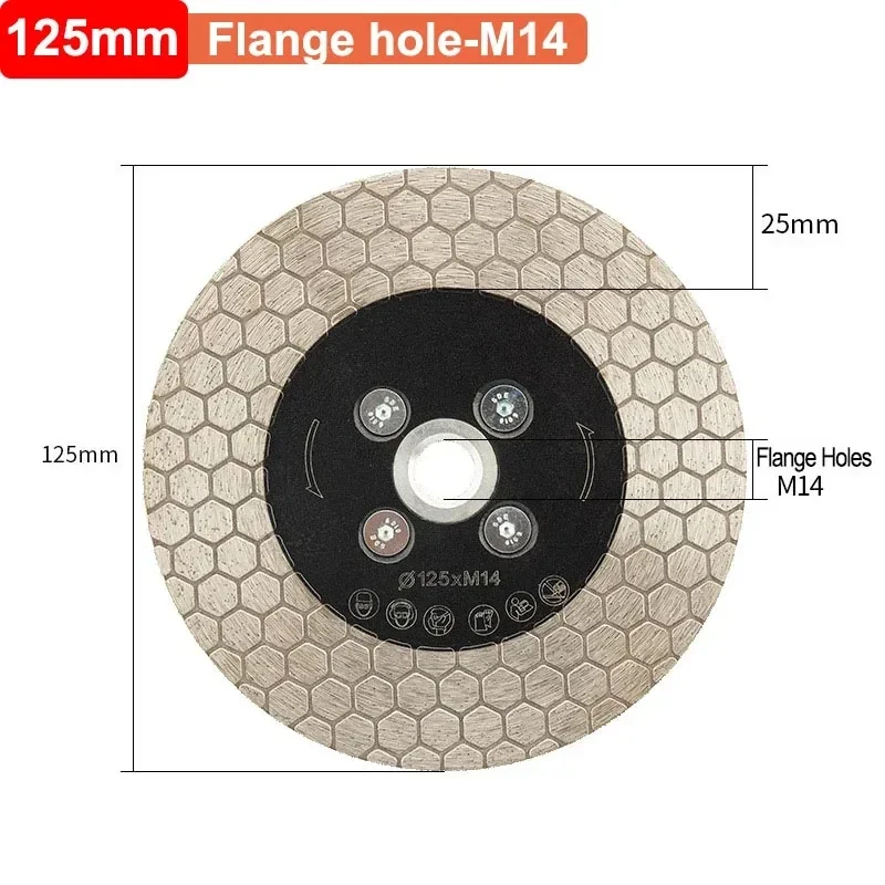 115/125mm Diamond Tile Saw Blade Cutting Grinding Disc Wheel for Porcelain Ceramic Tile Saw Blade Manufacturing Power Tools