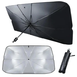 Titanium Bạc Sunshade cho xe hơi, kính chắn gió gấp UV, phụ kiện xe hơi 8 Gió bán hàng bán hàng chính - № 3