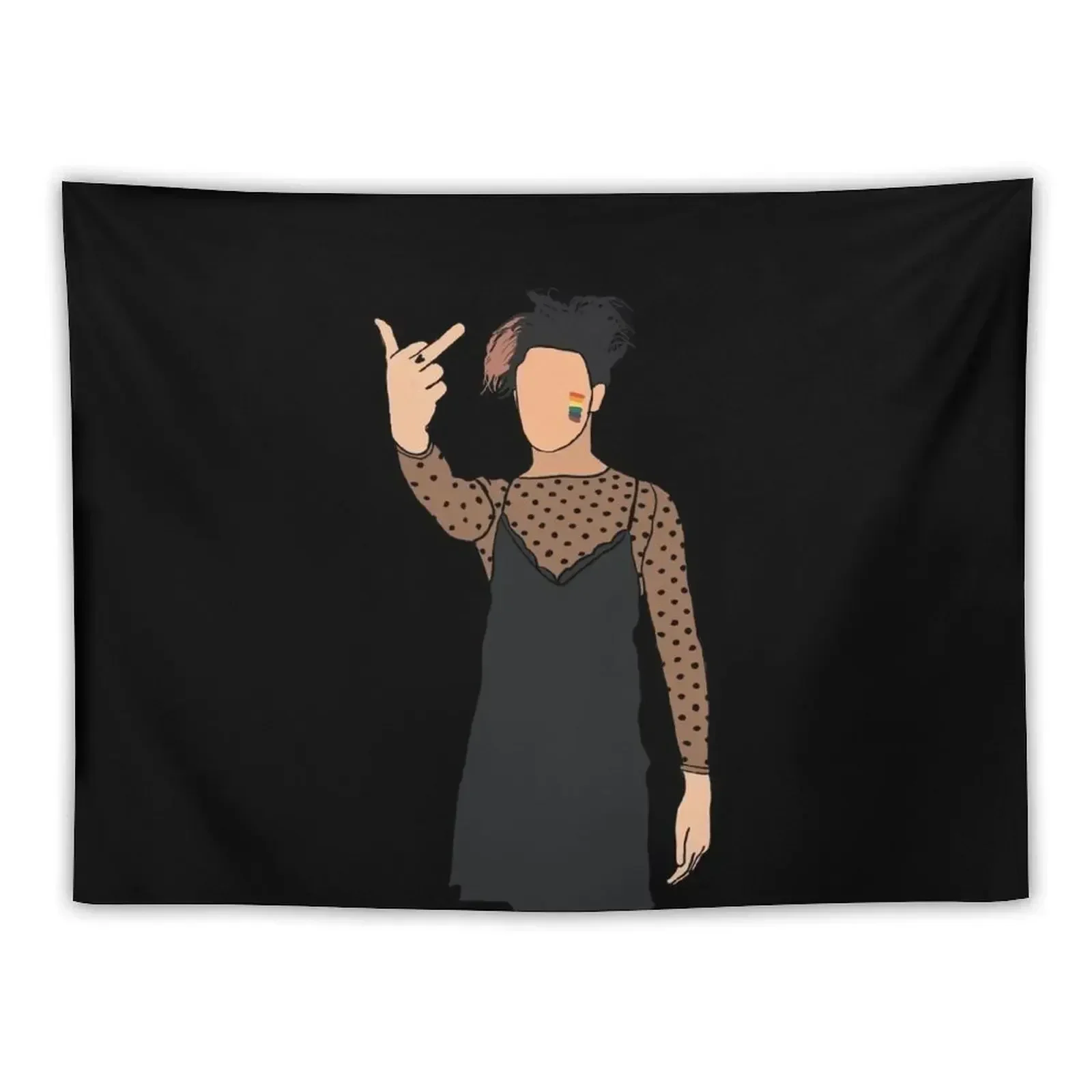 

Yungblud in a dress Tapestry Wallpaper Wall Hanging Wall Home Decorators Bedrooms Decorations Tapestry