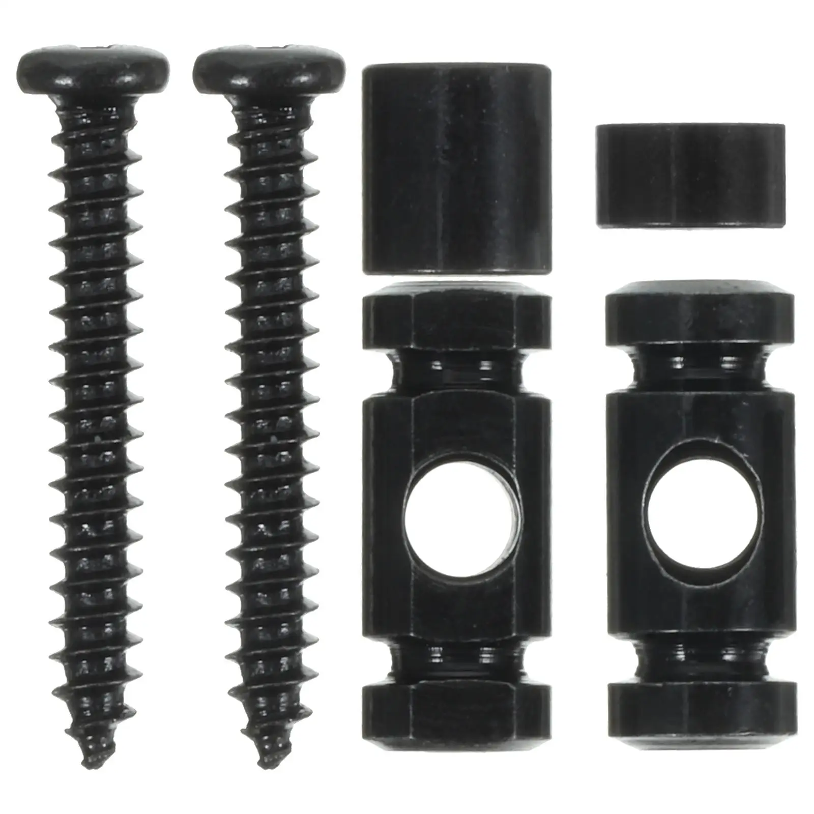 

2pcs Electric Guitar String Retainer Silver Stable Locking Buckle Headstock Tension Device Durable Iron Accessory