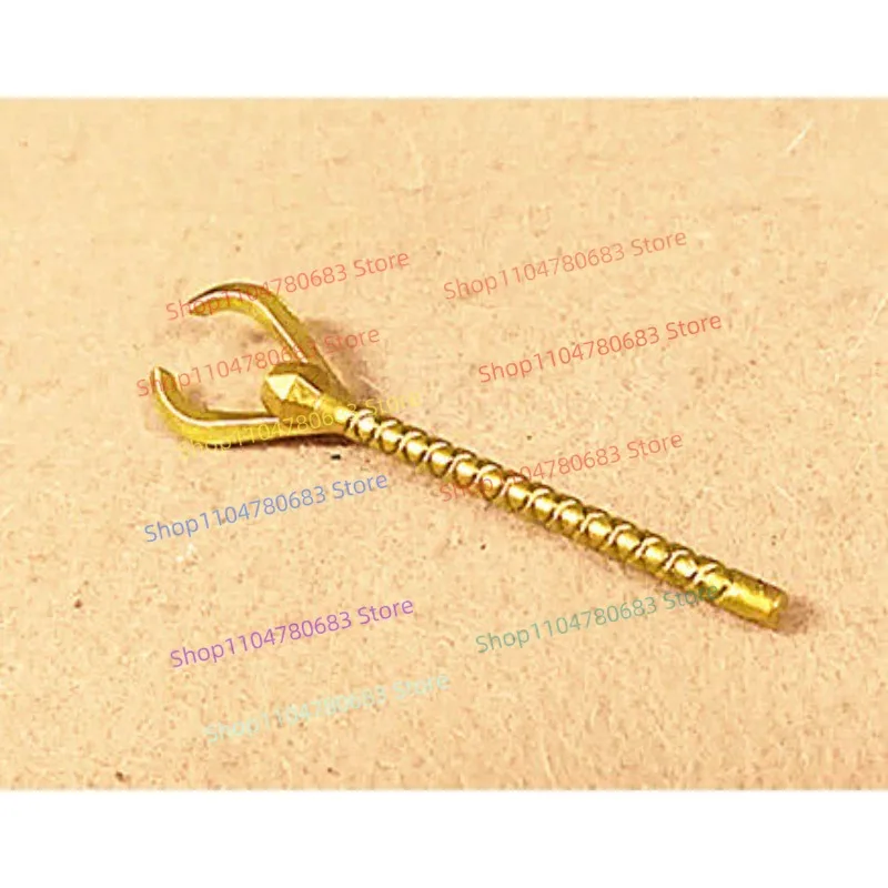 

MOC Building Blocks Mini Doll Accessories Hand-held Gold Cane Splicing Collectible Ornaments Holiday Gifts