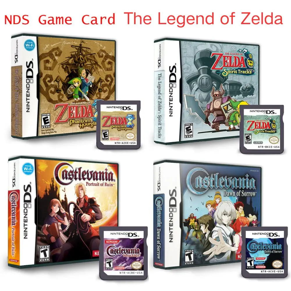 Jeu de cartes NDS Legend of Helpda Castlevania, versione anglaise