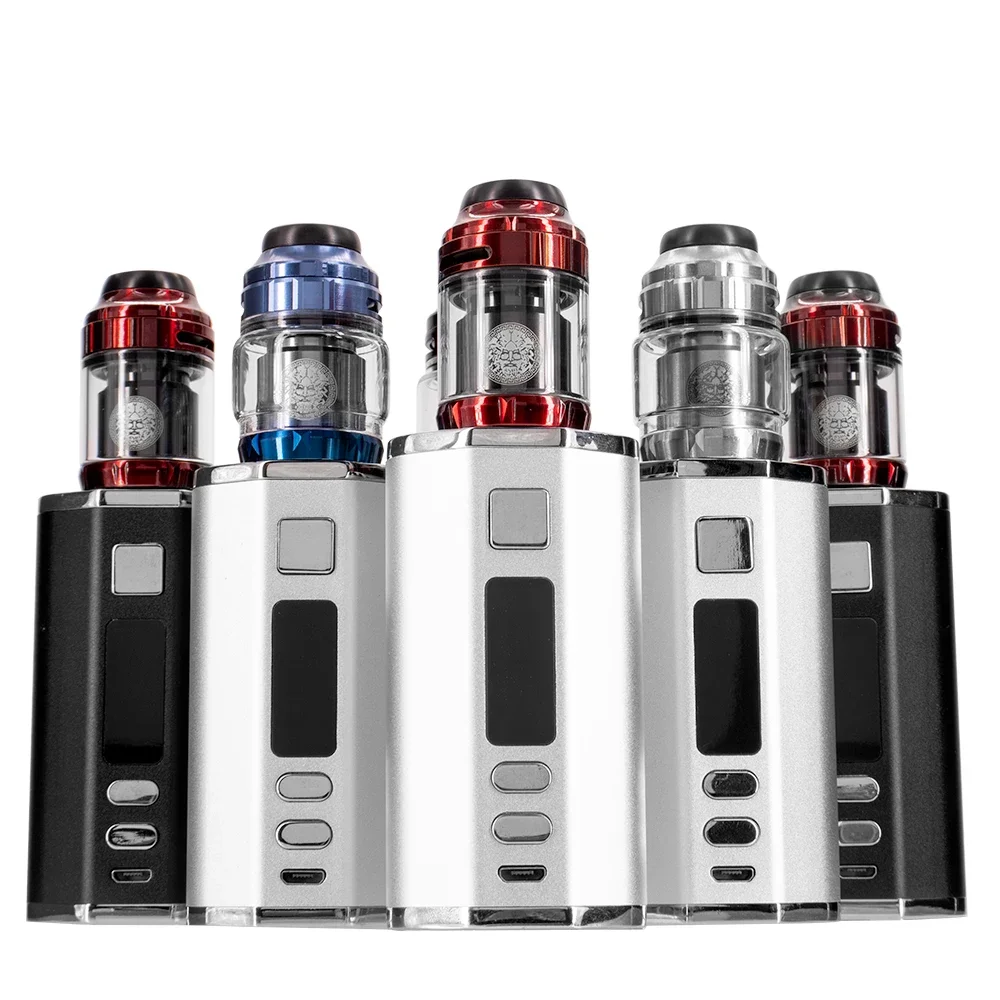 Zeus X RTA Tank 200W Vape Box Mod Kit, atomizador, 3,5 ml/4,5 ml, 25mm, doble bobina, vaporizador reconstruible, batería de 4500mah