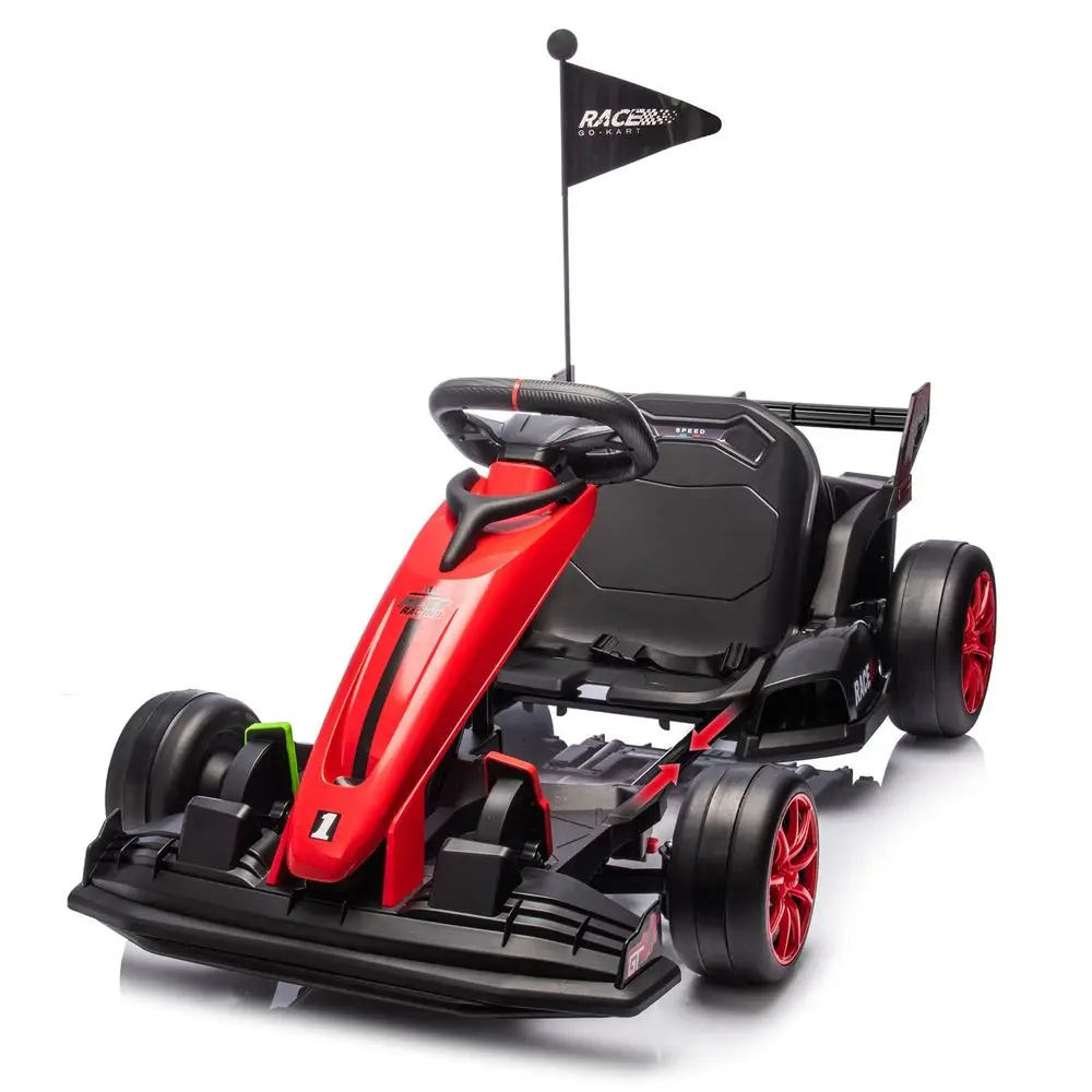 

Kart Electric Ride On Car24V Ride On Go Kart for KidsDrift Kart Car with Adjustable Seat,7.5MPH Fast Drifting Circling, Max Loa