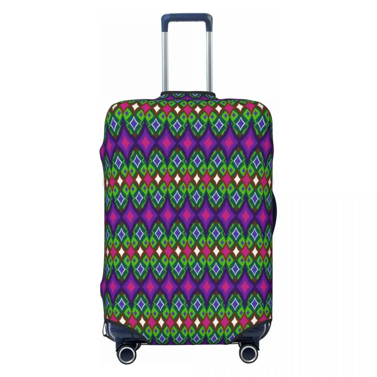 Housse de protection pour bagages, motif ethnique Tribal géométrique Ikat personnalisé, housse de protection pour valise amusante, costume pour 18-32 pouces