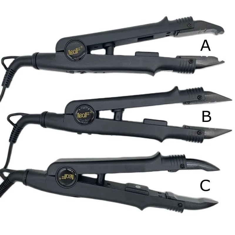 أداة تمديد الشعر بالكيراتين العصرية، موصل حراري، درجة حرارة ثابتة، مشط شعر الذيل، واقي درع حديدي لصالونات الشعر
