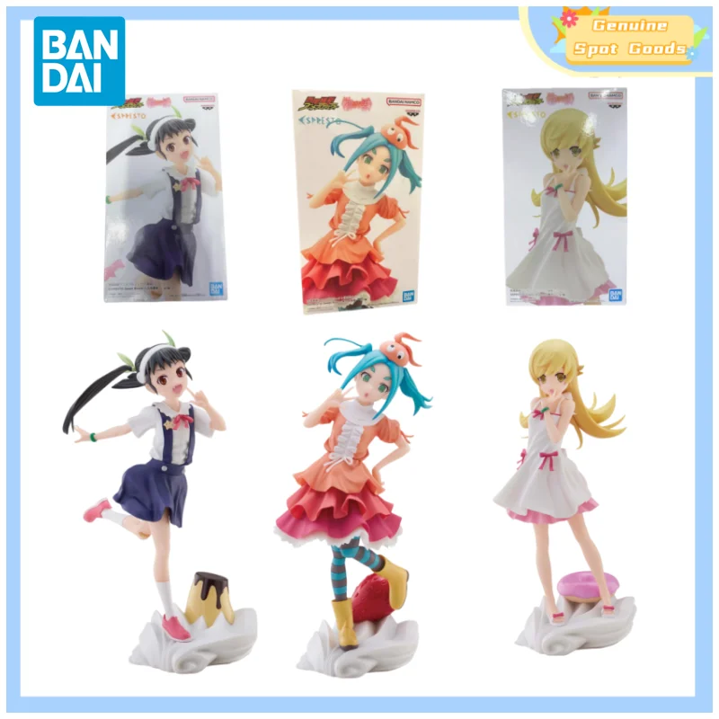 

Подлинная Bandai Monogatari ESPRESTO Sweet Bloom Ononoki Yotsugi Hachikuji Mayoi Oshino Shinobu аниме фигурка модель игрушка в подарок