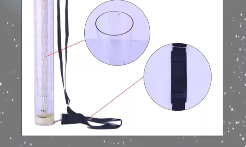 Large Capacity Badminton Feeding Tube Durable Ball Service Tube, Portable Badminton Server