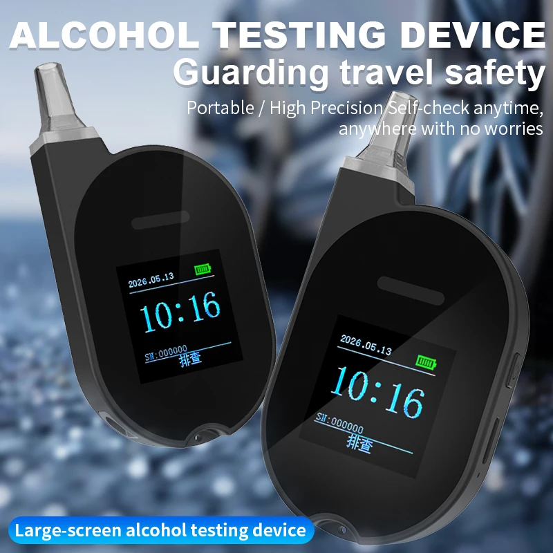 High-End Professional Bluetooth Enabled Russian/English Data Electrochemical Fuel Alcohol Detection Device