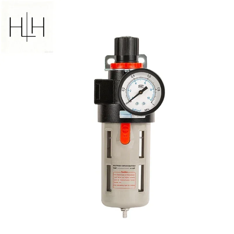 HLH BFR Series BFR2000 1/4 BFR3000 3/8 BFR4000 1/2 Air Source Treatment Pneumatic Filter Tool Pressure Reducing Valve
