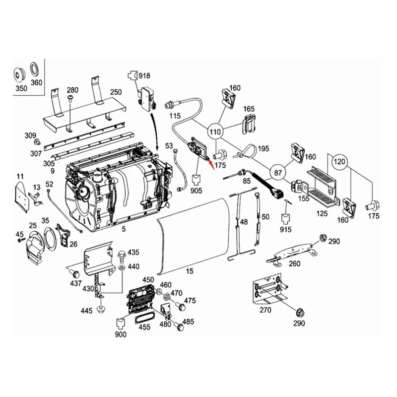 Car Nitrogen Oxygen Sensor A0081539828 5WK96642B For Mercedes-Benz Actros MP4 MP5 Atego Truck 24V Nox Sensor A0101539328