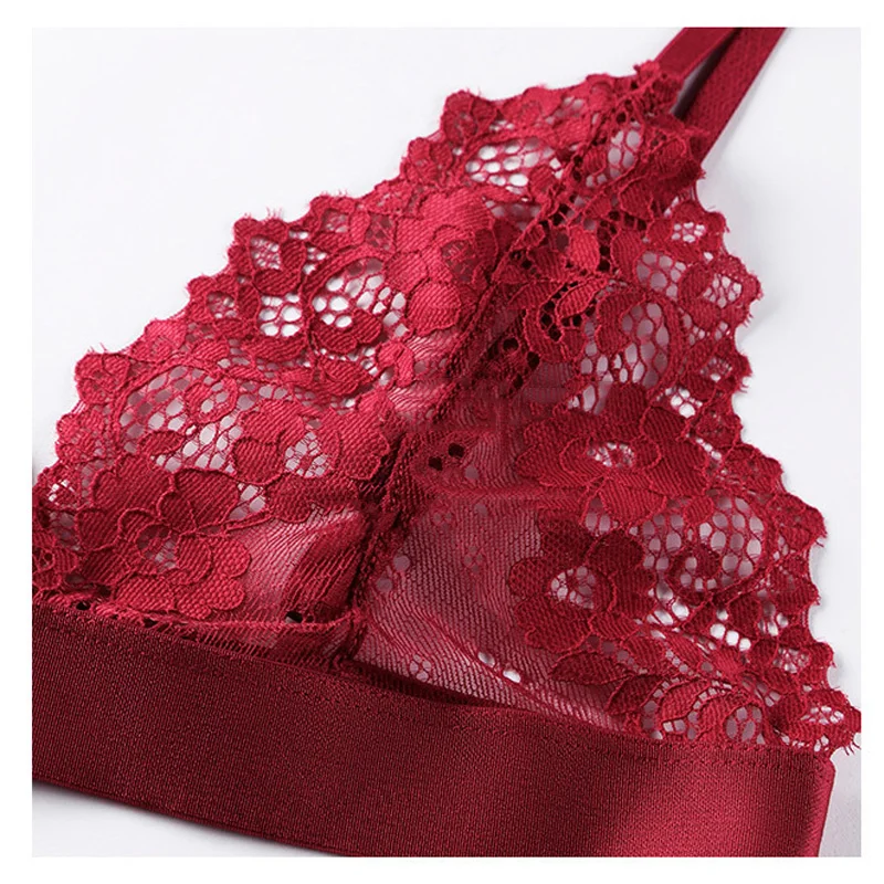 Women's Lace Bralette, Sexy Thin Transparent Bra