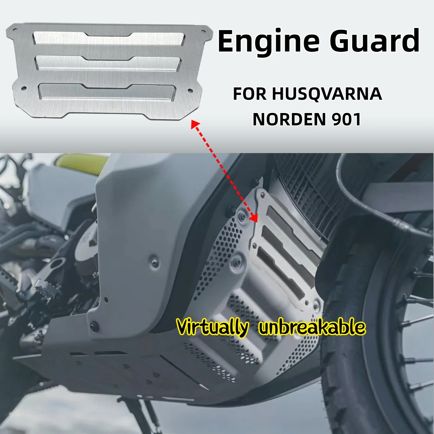 

for Husqvarna Norden 901 Motorcycle Engine Guard center protection plate cover norden 901 ADV 2022