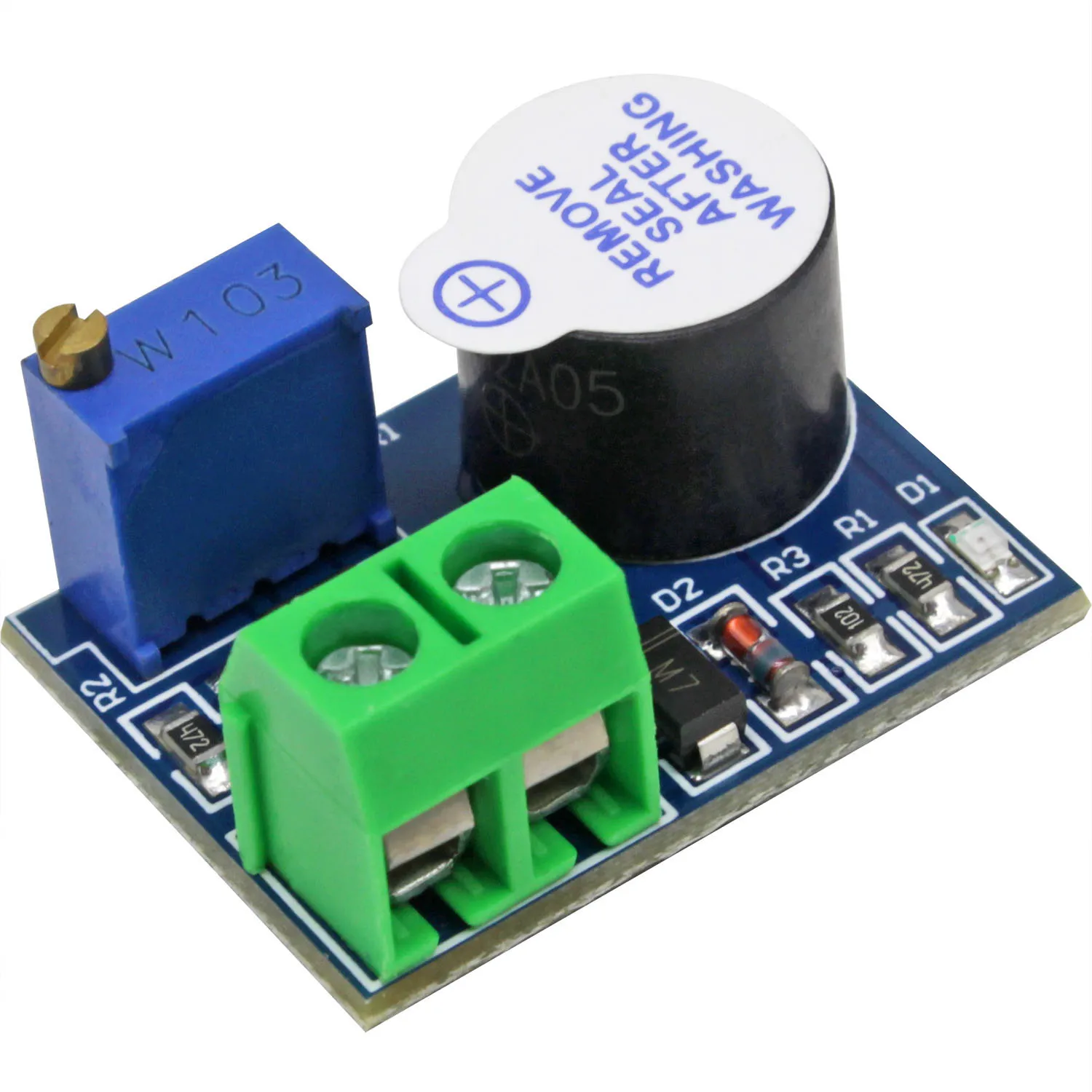 Buzzer Alarm Module for Battery,9V 12V Undervoltage Protection Lithium Battery Anti-over-discharge Sound Light Board 10pcs