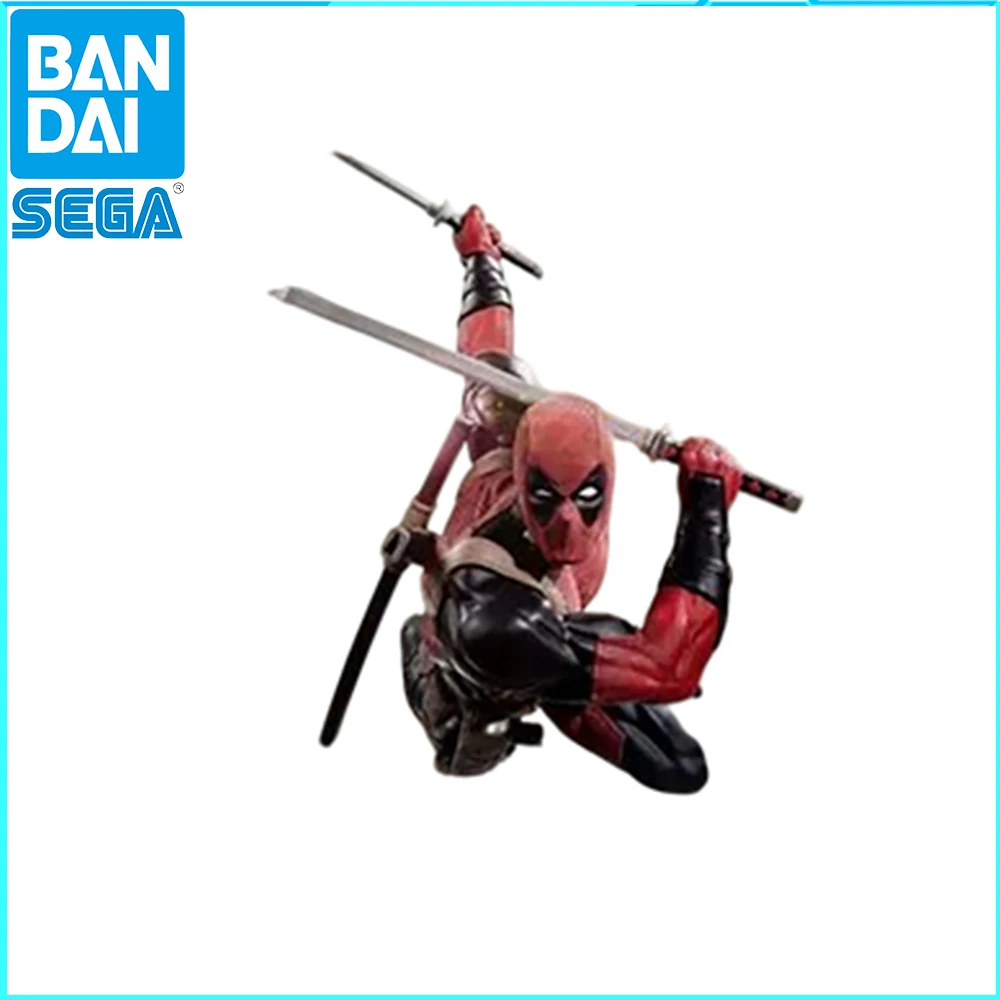In Stock Original SEGA MARVEL Deadpool Luminasta PVC 17.5cm Anime Character Model Collection Desktop Ornament Gifts garage kit