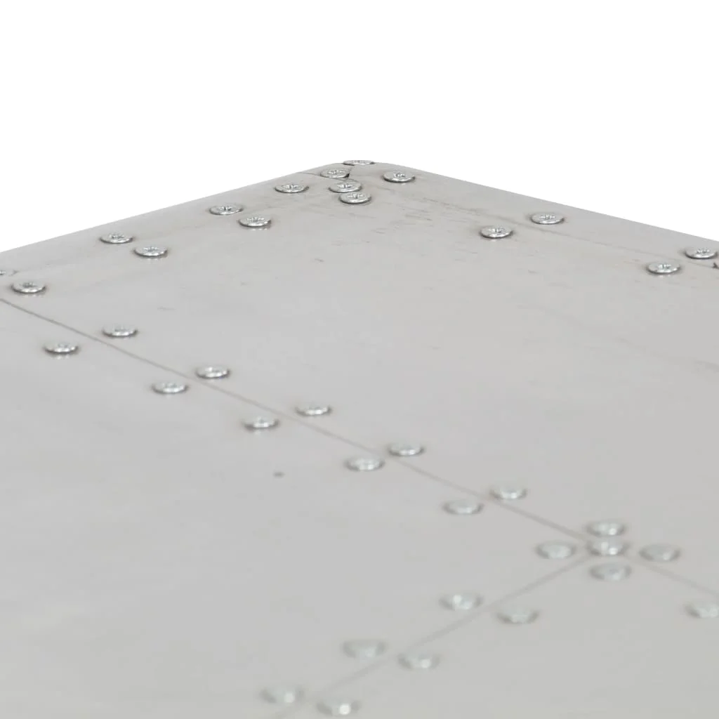 Table basse moderne en Aluminium Style avion