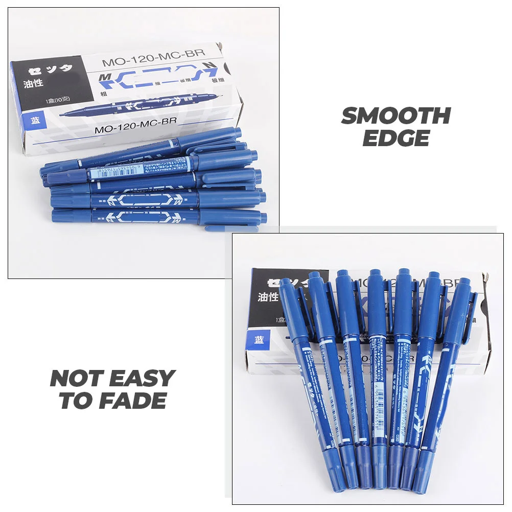 

20pcs Oil Ink Drawing Pens Double Headed Tattooing Pencil For Body Art Waterproof Hygienic Safe Marking Tool Premium Tattoos Pen