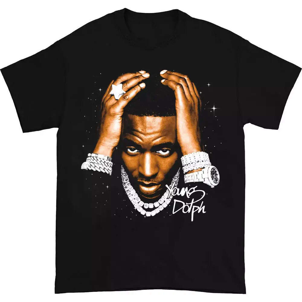 Young Dolph Signature Gift For Fan S to 5XL T-shirt Y2K tops Unisex Summer Short Sve