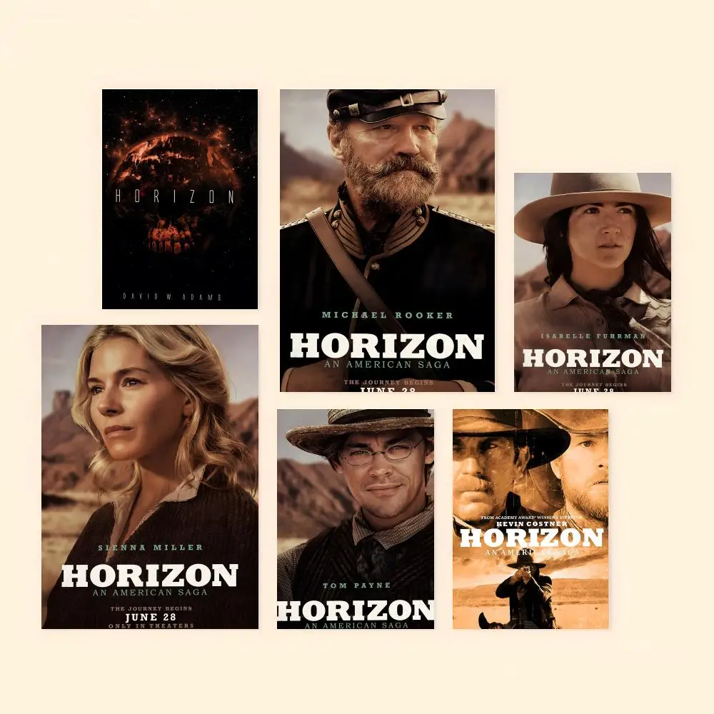 tv H-Horizon A-An A-American Saga Poster Waterproof HD Wall Art Decal Self-Adhesive Aesthetic Decor For Home Living
