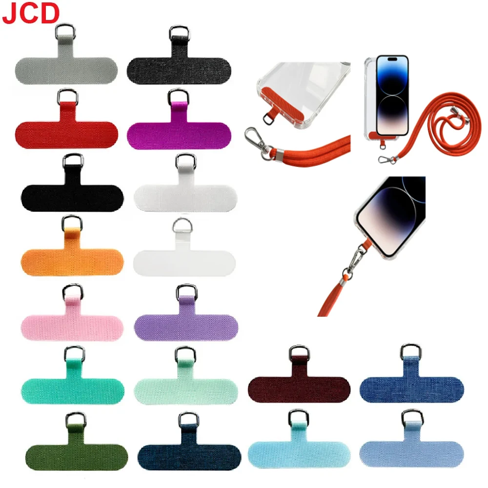 Mobile Universal Phone Safety Lanyard Card Gasket Replacement Tether Pad Detachable Neck Cord Strap Clip Snap Nylon Patch Tab