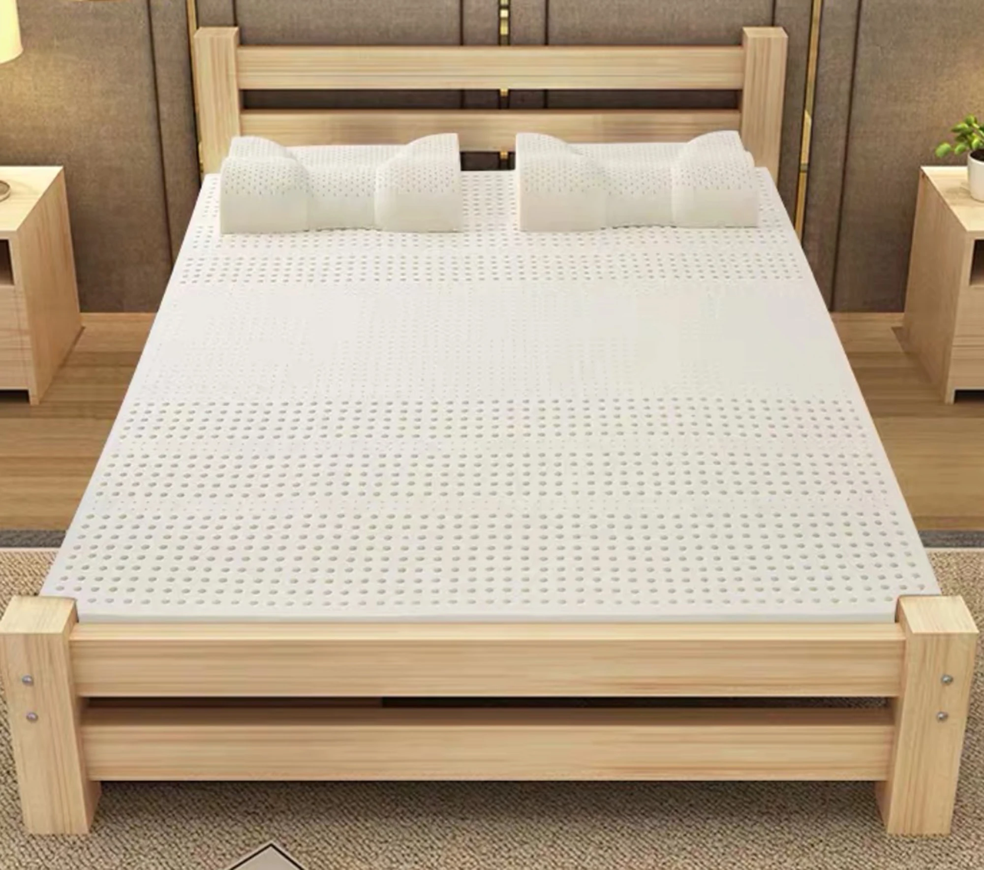 

Матрас King Size из натурального латекса, комфортный латексный матрас для кровати, способствует улучшению сна, распродажа