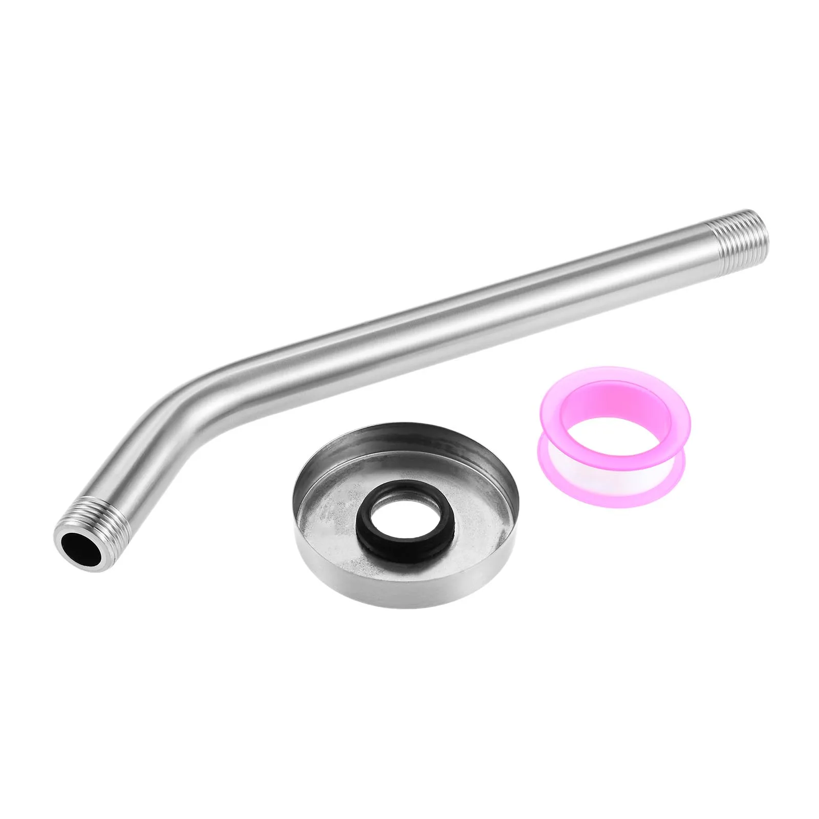 

1 шт. кронштейн для душа с фланцем, матовый никель из нержавеющей стали, 10 дюймов, настенный кронштейн для душа для насадки для дождевого душа