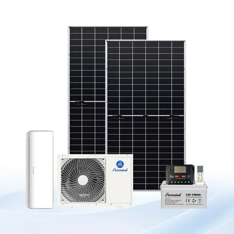 

Puremind 12000BTU 24000BTU 18000BTU AC DC 48V Solar Air Conditioner Off Grid for Home Solar Cooling Systems