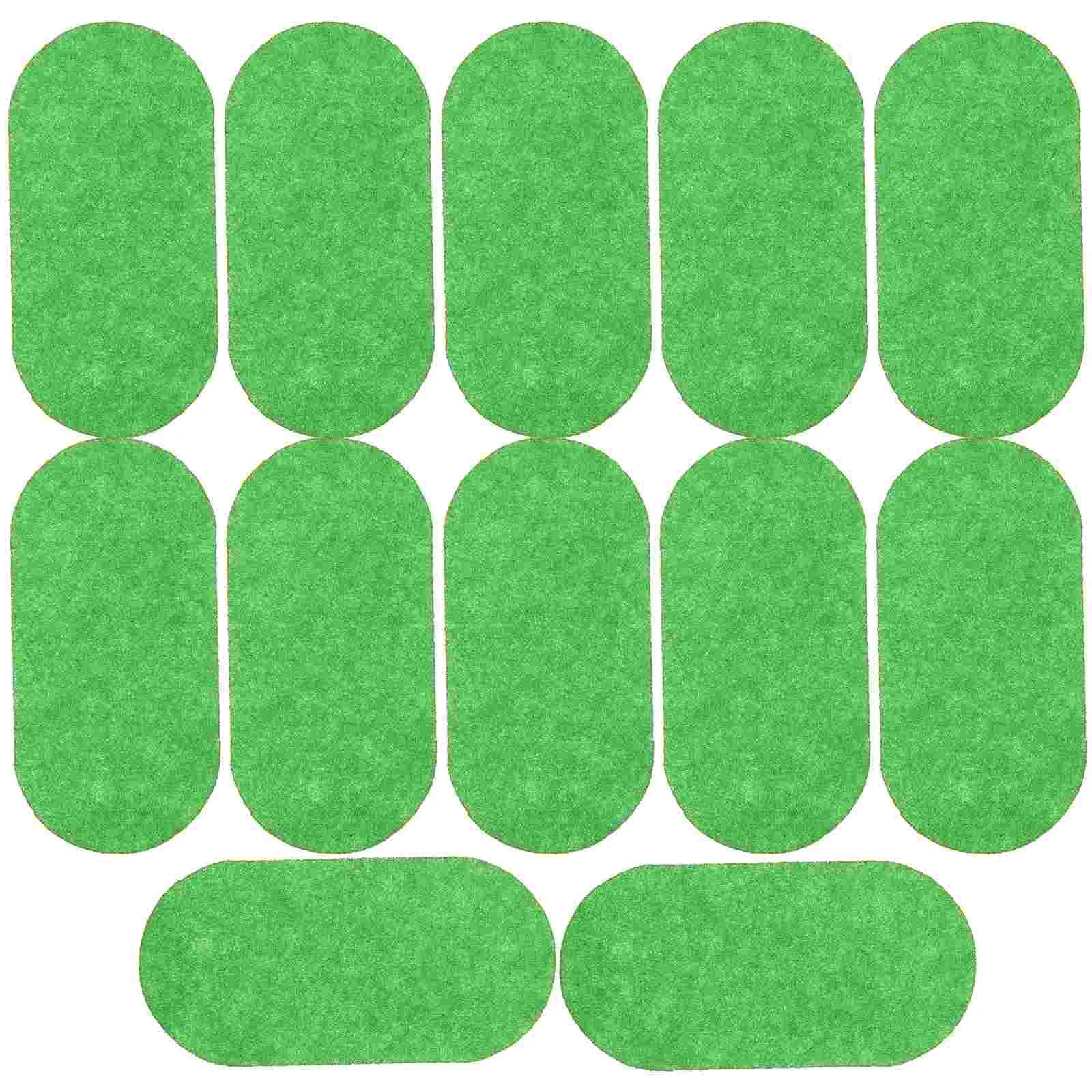 Mending Stickers Pool Table Repair Patches Billiard Green Dot Marking Cloth Damaged Hole 1 Piece (oval Sticker) Billiards