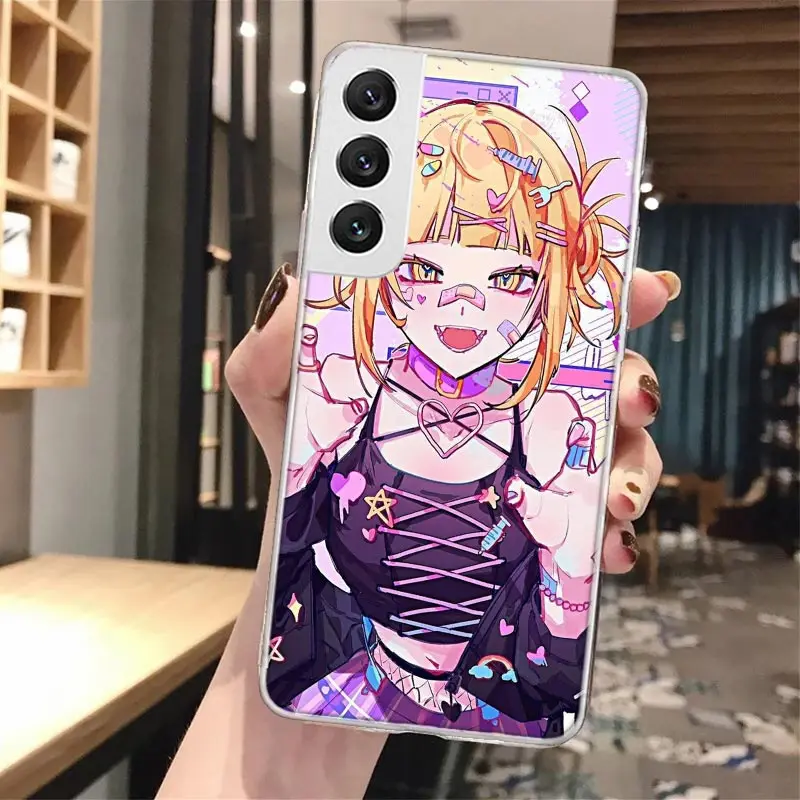 MHA Himiko Toga Soft Phone Case For Samsung Galaxy S24 S23 S22 Ultra S21 Plus S20 FE S10 Lite S9 S8 + S10E Pattern Capa